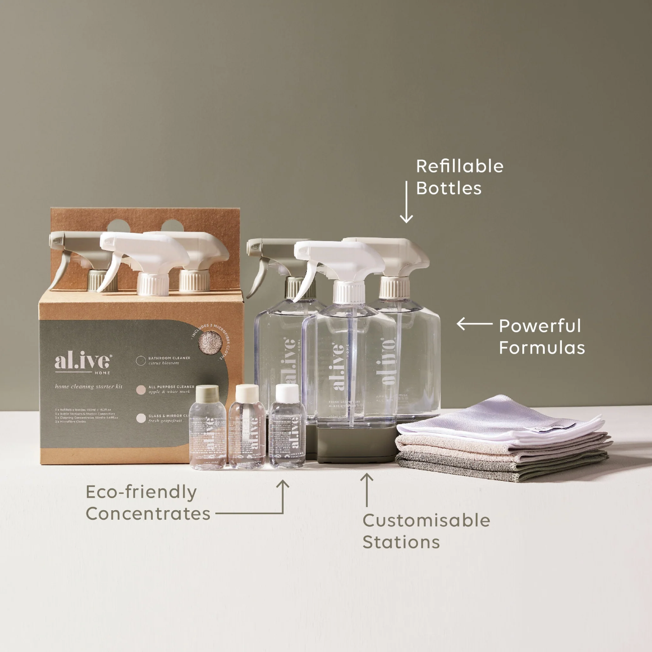 Al.ive - Home Cleaning Starter Kit