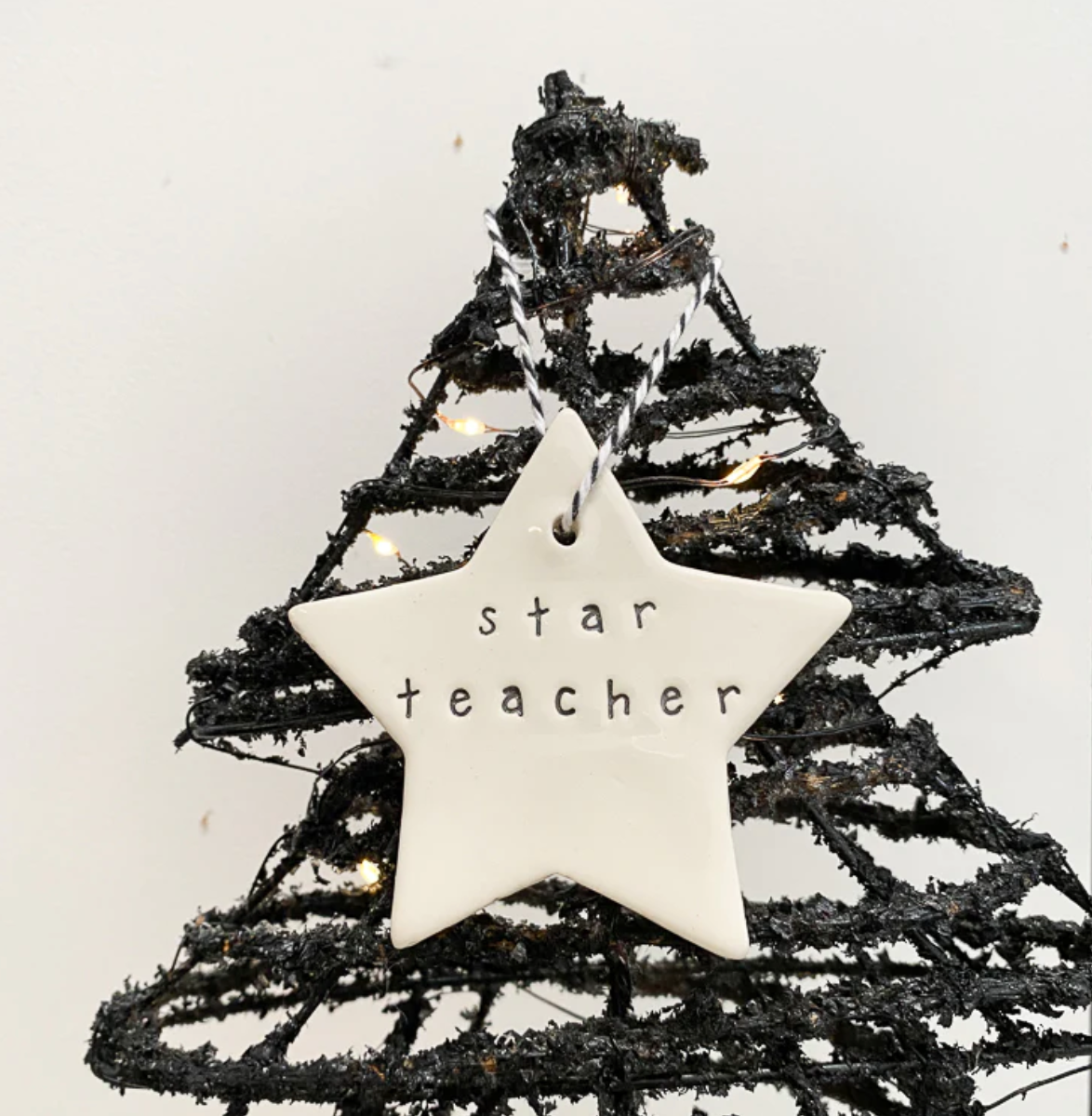 Caroline C - Ceramic Ornament ‘Star Teacher’